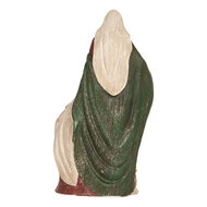 Clayre &amp; Eef | Kerstdecoratie Kerstgroep Beige Rood 15x10x27 cm | 6PR5899