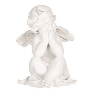 Clayre &amp; Eef | Decoratie Engelen (set 4) Wit 16x14x19 cm | 6PR5914