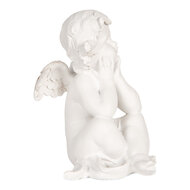 Clayre &amp; Eef | Decoratie Engelen (set 4) Wit 16x14x19 cm | 6PR5914