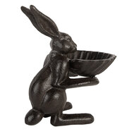 Clayre &amp; Eef | Vogelbad Bruin 16x13x17 cm | 6Y5740