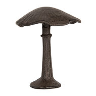 Clayre &amp; Eef | Decoratie Paddenstoel Bruin 12x11x14 cm | 6Y5744