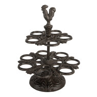 Clayre &amp; Eef | Eierhouder Bruin &oslash; 19x24 cm | 6Y5752