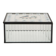 Clayre &amp; Eef | Decoratief Opbergdoosje Transparant 18x14x8 cm | 6Y5949