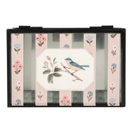Clayre &amp; Eef | Decoratief Opbergdoosje Transparant 15x10x6 cm | 6Y5950