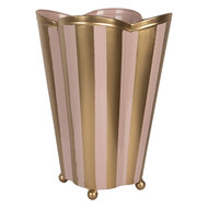 Clayre &amp; Eef | Decoratie Vaas Roze Goudkleurig 22x22x35 cm | 6Y5951