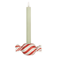 Clayre &amp; Eef | Kandelaar Rood Wit 14x7x6 cm | 6PR5778R