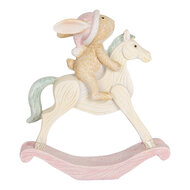 Clayre & Eef | Decoratie Konijn Bruin Wit 13x4x14 cm | 6PR5888