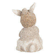 Clayre & Eef | Decoratie Konijn Beige 9x9x14 cm | 6PR5891