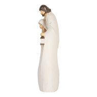 Clayre &amp; Eef | Kerstdecoratie Kerstgroep Beige Bruin 12x6x22 cm | 6PR5892