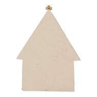 Clayre &amp; Eef | Kerstdecoratie Kerstgroep Beige Goudkleurig 16x6x21 cm | 6PR5904