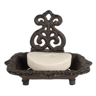 Clayre &amp; Eef | Zeepbakje Bruin 15x11x11 cm | 6Y5748