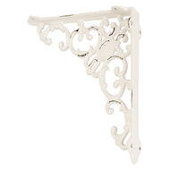 Clayre &amp; Eef | Hoekijzer Wit 4x21x21 cm | 6Y5759