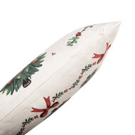 Clayre &amp; Eef | Kussenhoes Beige Groen 30x50 cm | TCH36