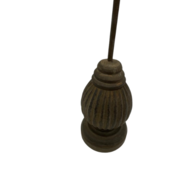 Kandelaar vintage bruin 60 cm hout | 843816 | Staand | Stoer &amp; Sober Woonstijl