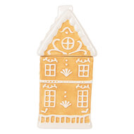 Clayre &amp; Eef | Voorraadpot Deksel Bruin Wit 13x11x24 cm | 6CE2367