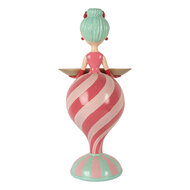 Clayre &amp; Eef | Decoratie Kind met schaaltje Roze Groen 22x20x46 cm | 6PR5796