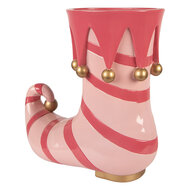 Clayre &amp; Eef | Decoratie Bloempot Binnen Roze 35x17x32 cm | 6PR5797