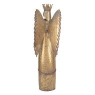 Clayre &amp; Eef | Decoratie Engel Bruin 20x16x52 cm | 6Y5945
