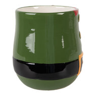 Clayre &amp; Eef | Mok Groen Rood 13x9x10 cm / 400 ml | 6CEMU0220