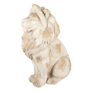 Clayre &amp; Eef | Decoratie Leeuw Beige Bruin 50x30x62 cm | 5MG0080