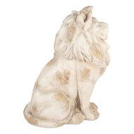 Clayre &amp; Eef | Decoratie Leeuw Beige Bruin 50x30x62 cm | 5MG0080