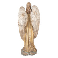 Clayre & Eef | Decoratie Engel Beige Bruin 28x22x71 cm | 5MG0083