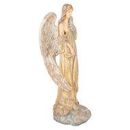 Clayre & Eef | Decoratie Engel Beige Bruin 28x22x71 cm | 5MG0083