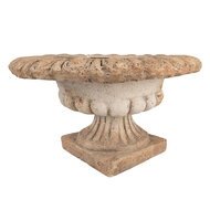 Clayre & Eef | Plantentafel Beige Bruin 35x35x92 cm | 5MG0086