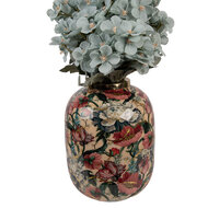 Clayre & Eef | Decoratie Vaas Beige Roze ø 17x22 cm | 66390