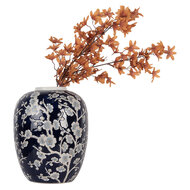 Clayre & Eef | Vaas Blauw Wit ø 24x30 cm | 6CE2083
