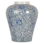 Clayre & Eef | Vaas Groen Blauw ø 21x26 cm | 6CE2084