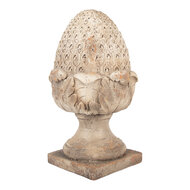 Clayre & Eef | Decoratie Ornament Beige 27x27x45 cm | 6MG0132