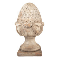 Clayre & Eef | Decoratie Ornament Beige 27x27x45 cm | 6MG0132