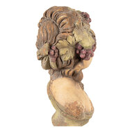 Clayre & Eef | Decoratie Buste Vrouw Beige 24x18x28 cm | 6MG0134