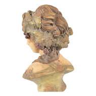 Clayre & Eef | Decoratie Buste Vrouw Beige 24x18x28 cm | 6MG0134