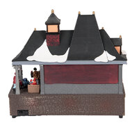 Clayre & Eef | Decoratie Trein met LED Bruin Groen 32x16x30 cm / 3xAA | 6PR5873