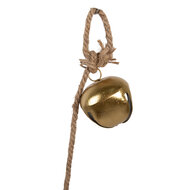 Clayre & Eef | Decoratie Hanger Bellen Goudkleurig Zilverkleurig 8x8x135 cm | 6Y5912