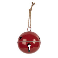Clayre &amp; Eef | Bel Decoratief Rood &oslash; 20x23 cm | 6Y5913