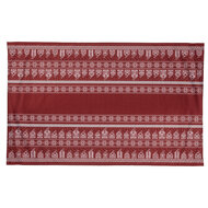 Clayre & Eef | Tafelkleed Rood Wit 140x220 cm | KT003.002