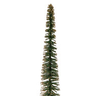 Clayre & Eef | Decoratie Kerstboom Groen Goudkleurig ø 5x25 cm | 66315GR