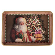 Clayre & Eef | Decoratief Dienblad Bruin Rood 31x22x2 cm | 66401
