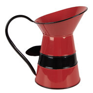 Clayre &amp; Eef | Decoratieve kan Rood Zwart 19x12x18 cm | 6Y5900M