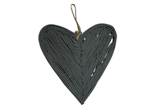 Wanddecoratie hanger hart hout grijs 60 cm | 801472 | Home Sweet Home