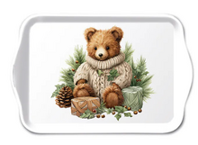 Set: Kaars - 20 servetten - dienblad Cuddle bear | 928977 | Ambiente