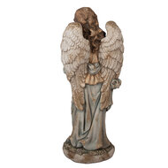 Clayre &amp; Eef | Decoratie Engel Beige Grijs 40x30x100 cm | 5MG0079