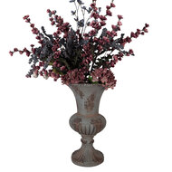 Clayre &amp; Eef | Bloempot Binnen Grijs Bruin &oslash; 30x52 cm | 5MG0087