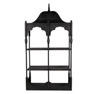 Clayre &amp; Eef | Wandrek Zwart Bruin 55x19x109 cm | 5Y1389