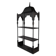 Clayre &amp; Eef | Wandrek Zwart Bruin 55x19x109 cm | 5Y1389