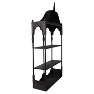 Clayre &amp; Eef | Wandrek Zwart Bruin 55x19x109 cm | 5Y1389