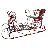 Clayre &amp; Eef | Kerstdecoratie Slee Rood 107x56x56 cm | 5Y1390